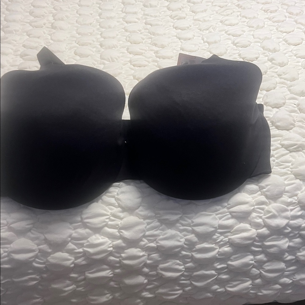 Cacique Black Strapless Bra